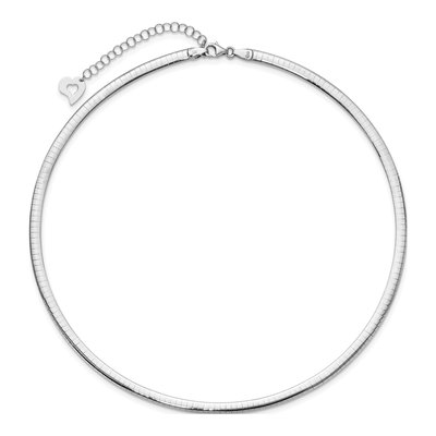14K Two-Tone Gold Reversible Omega Necklace – view 4