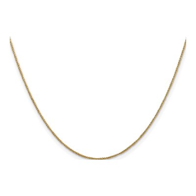 14K Yellow Gold 0.7mm Ropa Rope Chain – view 3