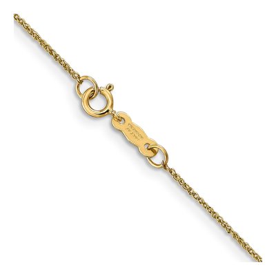 14K Yellow Gold 0.7mm Ropa Rope Chain – view 5