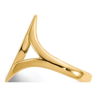 14K Yellow Gold Oval Signet Ring – view 4