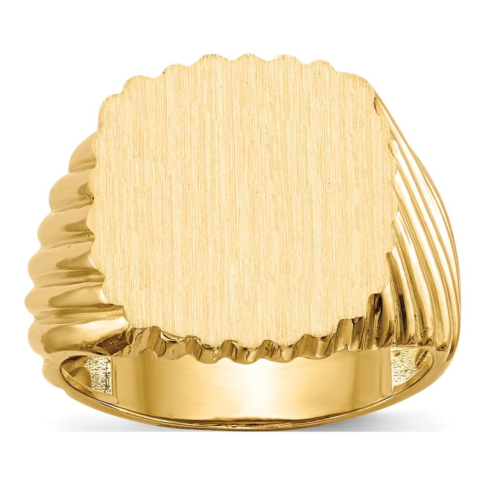 Men's 14K Yellow Gold Signet Ring
