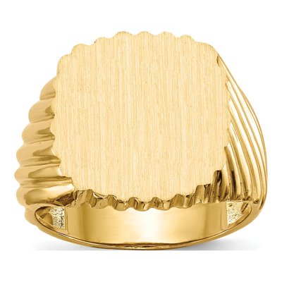 Men's 14K Yellow Gold Signet Ring