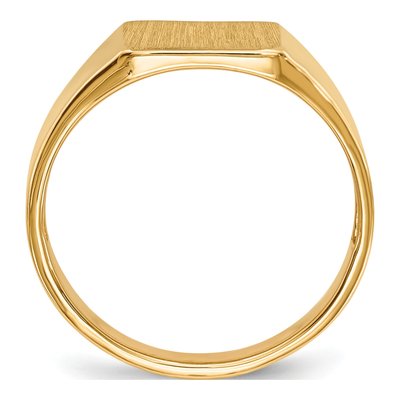 Men's 14K Yellow Gold Signet Ring – view 3