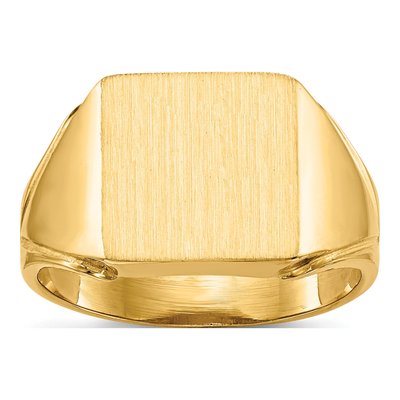 Men's 14K Yellow Gold Signet Ring