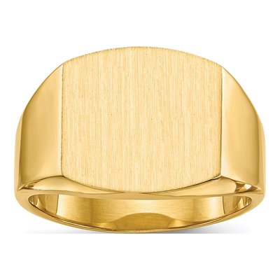 Men's 14K Yellow Gold Signet Ring