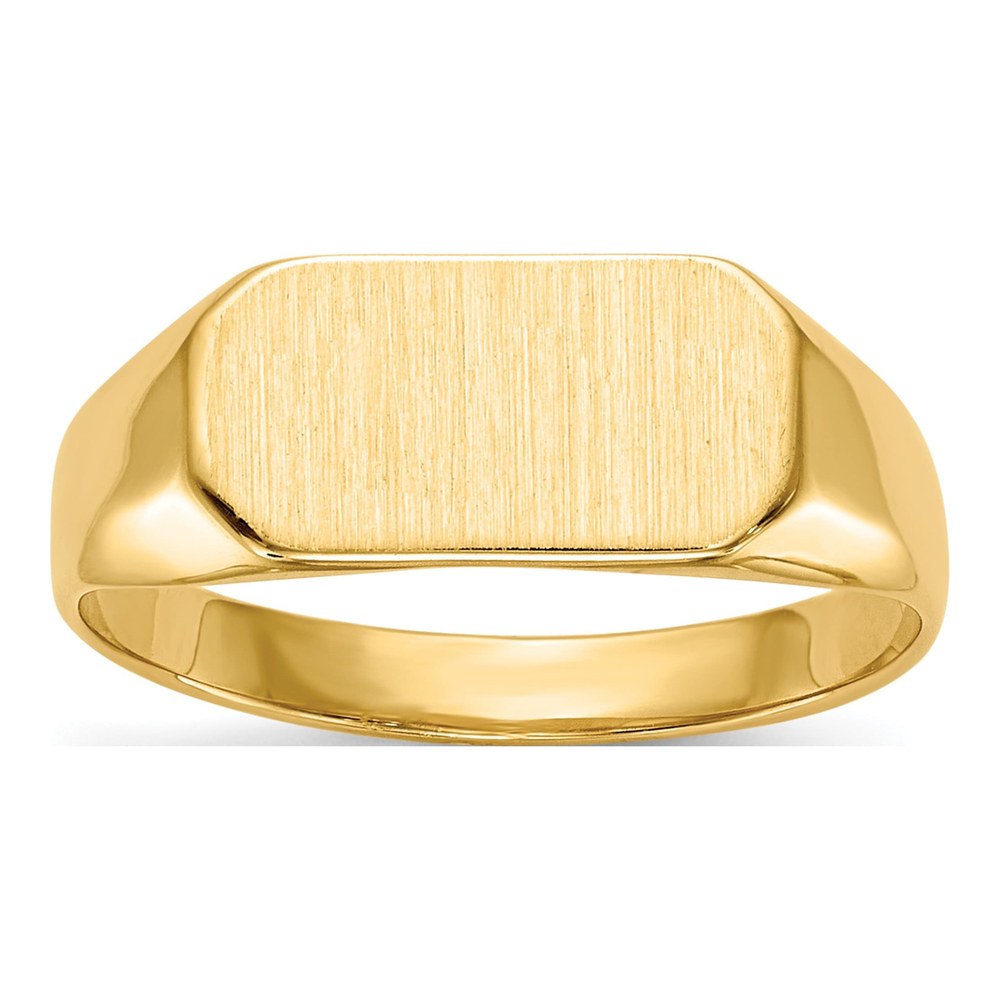 14K Yellow Gold Kids' Signet Ring