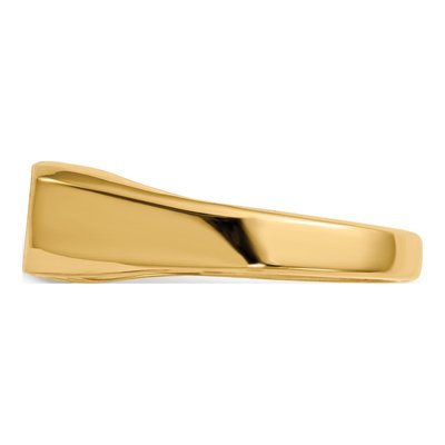 14K Yellow Gold Rectangle Signet Ring – view 4