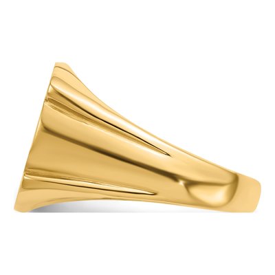 Men's 14K Yellow Gold Signet Ring – view 4