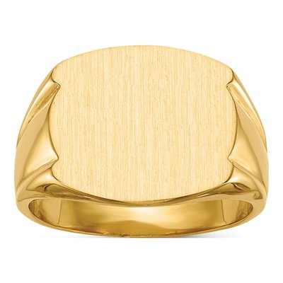 Men's 14K Yellow Gold Signet Ring