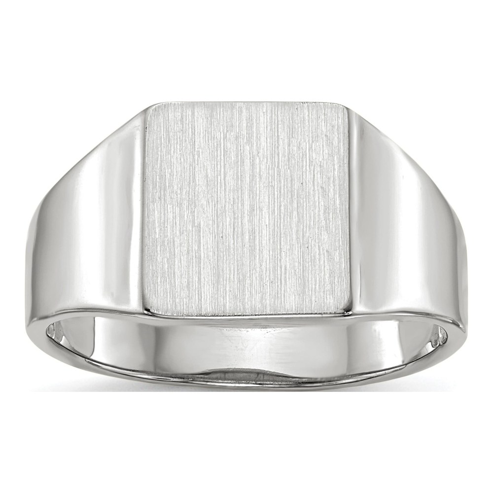 Men's 14K White Gold Signet Ring