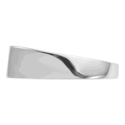 Men's 14K White Gold Signet Ring – view 4