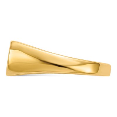 14K Yellow Gold Kids' Signet Ring – view 4