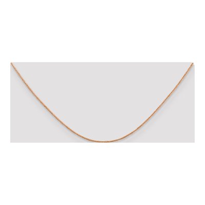 14K Rose Gold 0.7mm Ropa Rope Chain – view 5