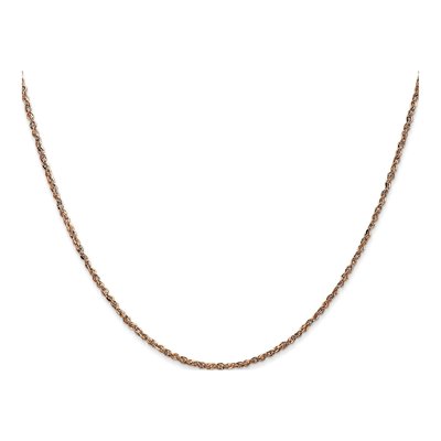 14K Rose Gold 1.7mm Ropa Rope Chain – view 2