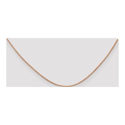 14K Rose Gold 1mm Box Chain – view 5