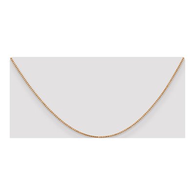 14K Rose Gold 1.1mm 16-Inch Box Chain – view 5