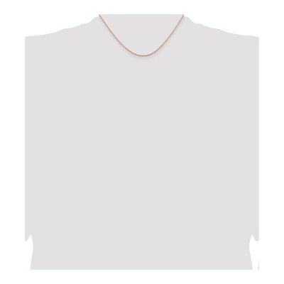 14K Rose Gold 1.8mm Diamond-Cut Cable Chain – view 5