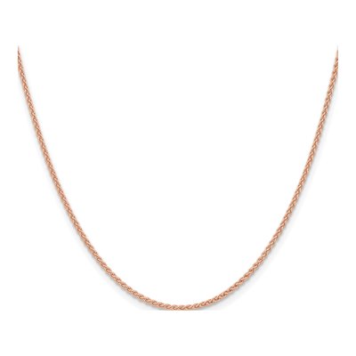 14K Rose Gold 1.7mm Wheat Chain – view 3
