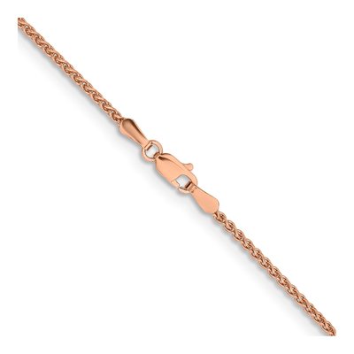 14K Rose Gold 1.7mm Wheat Chain – view 4
