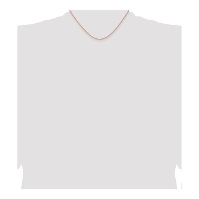 14K Rose Gold 1.7mm Wheat Chain – view 5