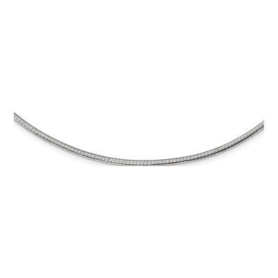 Gold-Plated Sterling Silver Reversible Omega Necklace – view 3