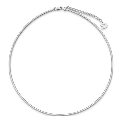 Gold-Plated Sterling Silver Reversible Omega Necklace – view 8