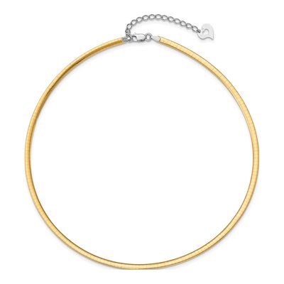 Gold-Plated Sterling Silver Reversible Cubetto Necklace – view 6