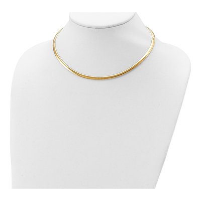 Gold-Plated Sterling Silver Reversible Cubetto Necklace – view 6