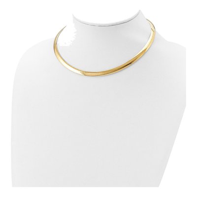 Gold-Plated Sterling Silver Reversible Cubetto Necklace – view 6