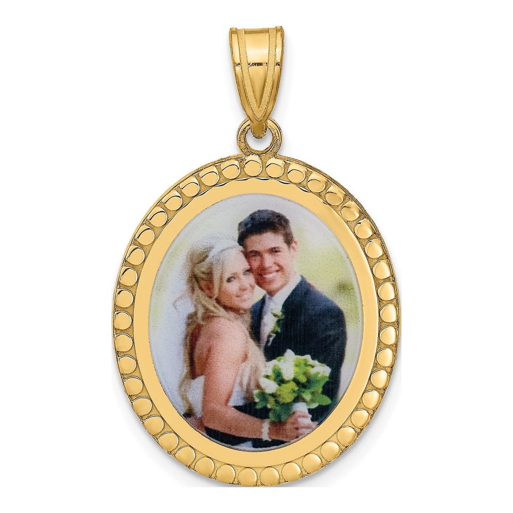 Personalized Gold-Plated Photo Pendant