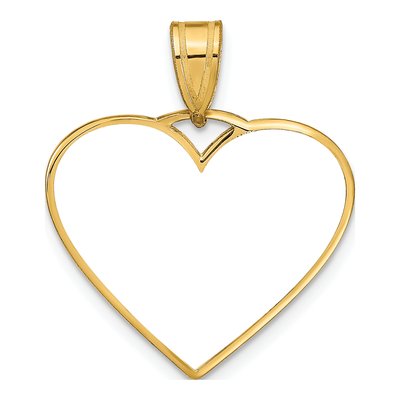 Gold-Plated Sterling Silver Personalized Heart Photo Pendant – view 5