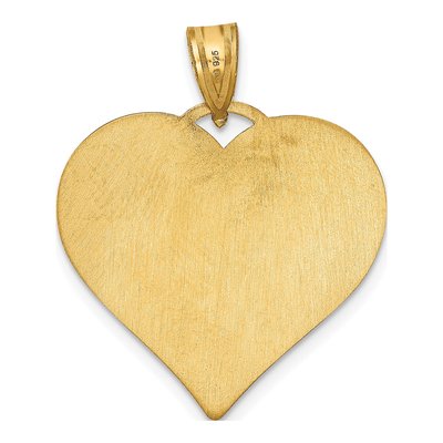 Gold-Plated Sterling Silver Heart Photo Pendant – view 3