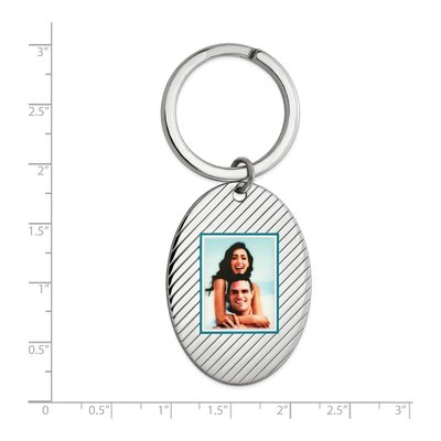 Personalized Photo Key Chain – view 2