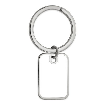 Sterling Silver Photo Key Chain – view 3
