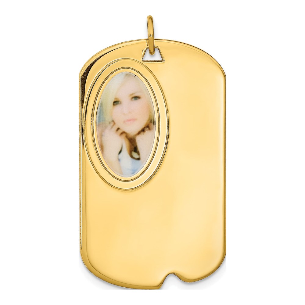 Personalized Photo Dog Tag Charm