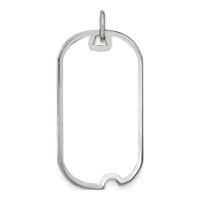 Sterling Silver Personalized Dog Tag Photo Charm – view 3