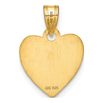 Gold-Plated Sterling Silver Personalized Heart Photo Charm Bracelet – view 3