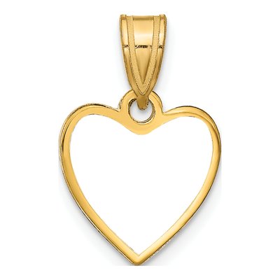 Gold-Plated Sterling Silver Personalized Small Heart Photo Pendant – view 5