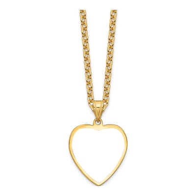 Gold-Plated Sterling Silver Personalized Heart Photo Necklace – view 5