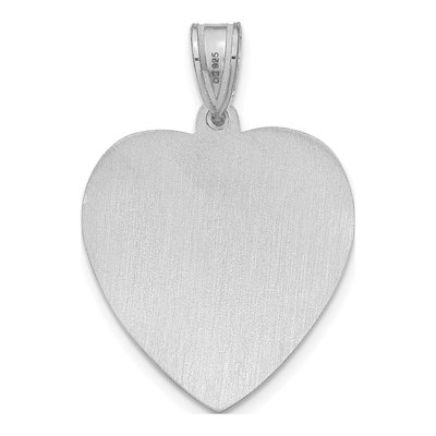 Sterling Silver Heart Photo Pendant – view 4