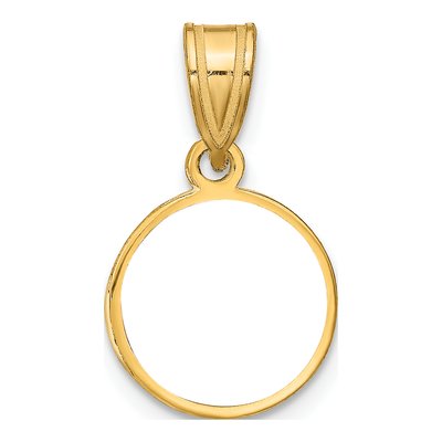 Gold-Plated Sterling Silver Personalized Photo Disc Pendant – view 5