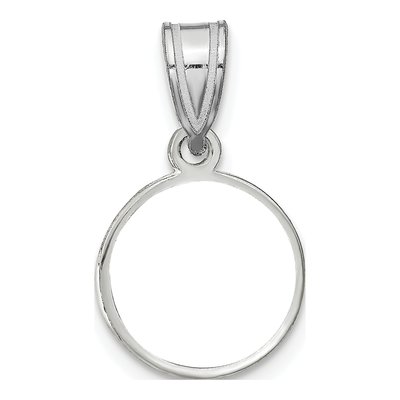 Sterling Silver Small Personalized Photo Disc Pendant – view 5