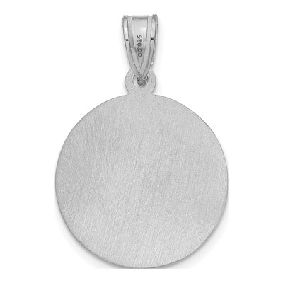 Sterling Silver Medium Photo Disc Pendant – view 4