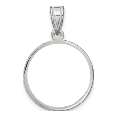 Sterling Silver Medium Photo Disc Pendant – view 5
