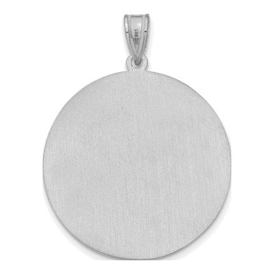Sterling Silver Large Photo Disc Pendant – view 4