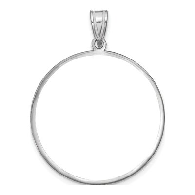 Sterling Silver Large Photo Disc Pendant – view 5
