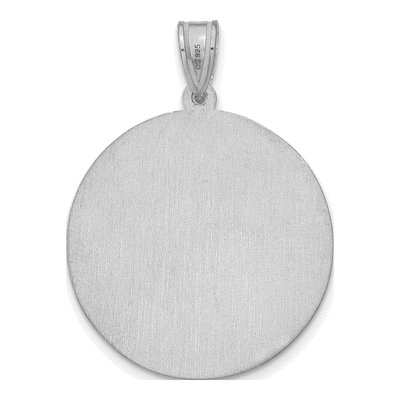 Sterling Silver Large Photo Disc Pendant – view 4
