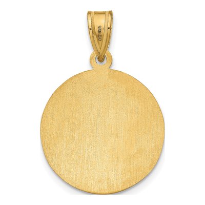 Gold-Plated Sterling Silver Personalized Photo Disc Pendant – view 3