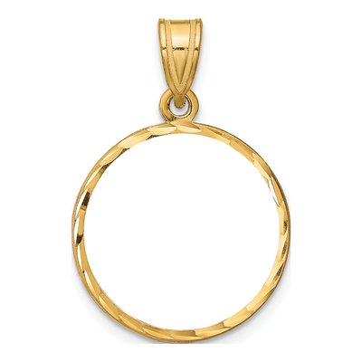 Gold-Plated Sterling Silver Personalized Photo Disc Pendant – view 5
