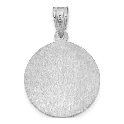 Sterling Silver Personalized Photo Disc Pendant Necklace – view 4